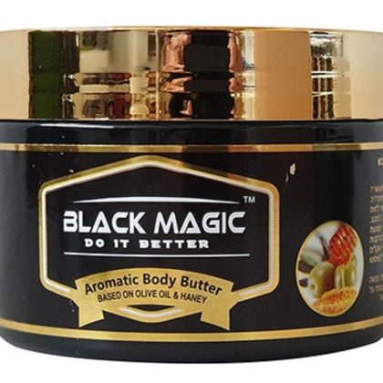 Olijfolie en Honing body butter met Dode Zee zout mineralen Black Magic 300 ml