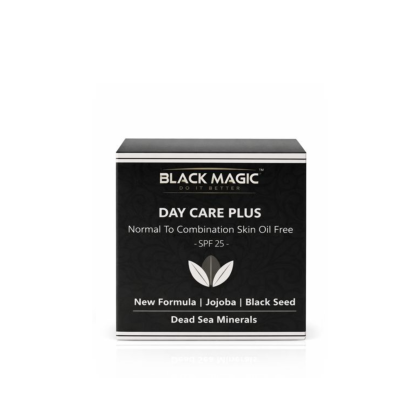 Luxe en olievrije dagcreme voor vette huid met Dode Zeezout mineralen Black Magic 50 ml
