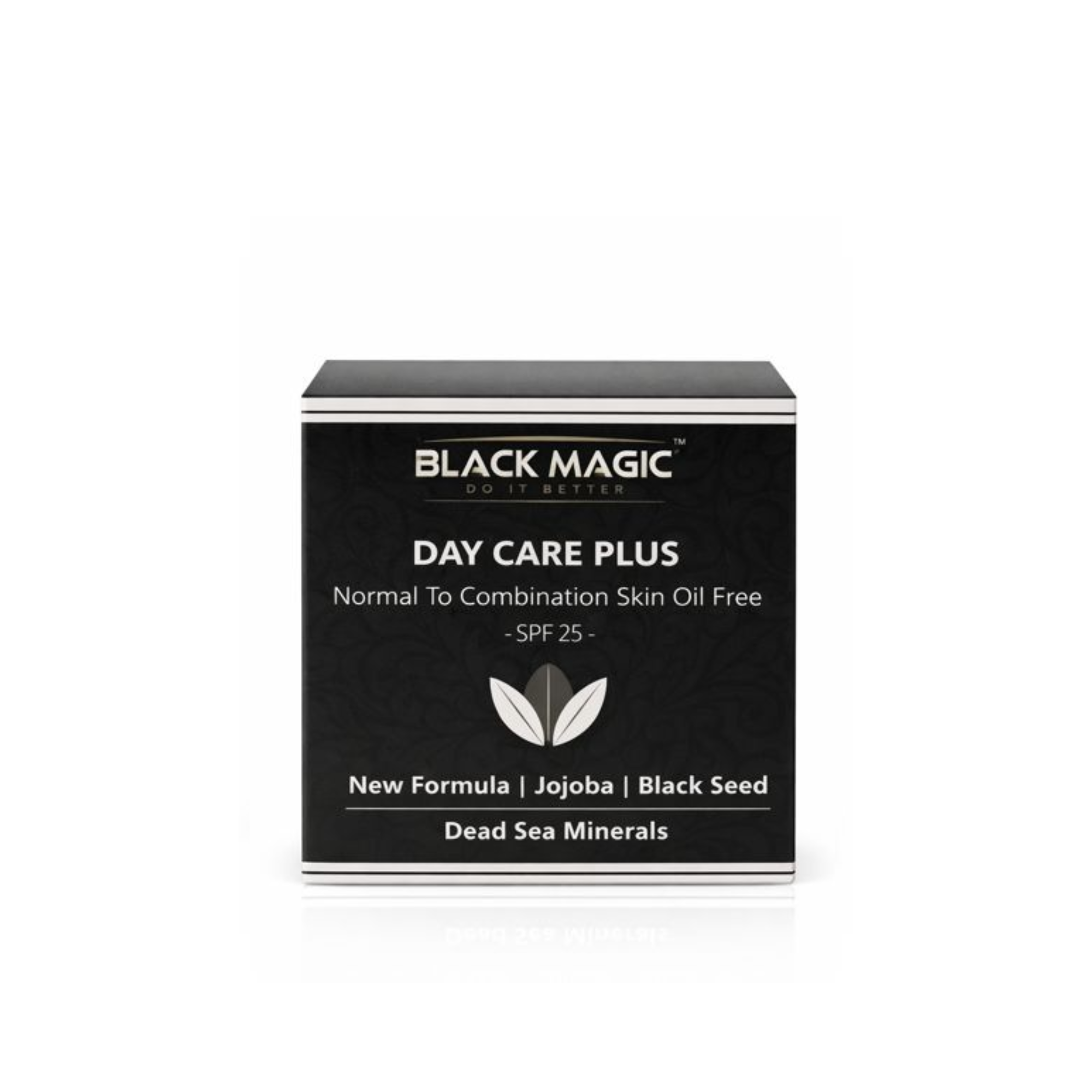 Luxe en olievrije dagcreme voor vette huid met Dode Zeezout mineralen Black Magic 50 ml