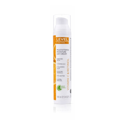 Level - Dead Sea Minerals Vitamin C & Retinol - Multivitamin Moisture Day Cream 100 ml