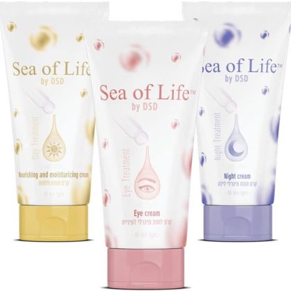 Moederdag cadeautje Luxe huidverzorging Set voor vrouw met Dode Zee Zout mineralen 3 delig